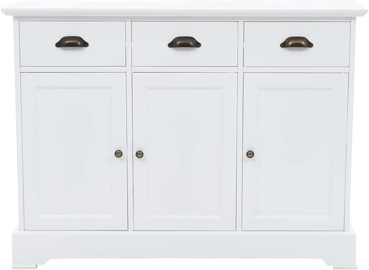 vidaXL Kiefer Sideboard MDF Kommode Anrichte Mehrzweckschrank Beistellschrank