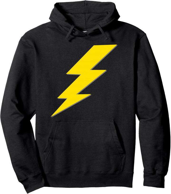 Gelber Blitzbolzen Pullover Hoodie