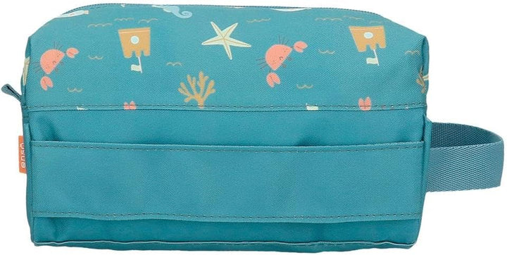 Enso Mr Crab Kulturbeutel, anpassbar, Blau, 23 x 12 x 10 cm, Polyester von Joumma Bags, blau, Kultur