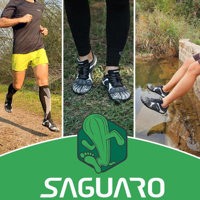 SAGUARO Unisex Minimalistische Barfussschuhe Traillaufschuhe Atmungsaktiv Schnell Trocknend Badeschu