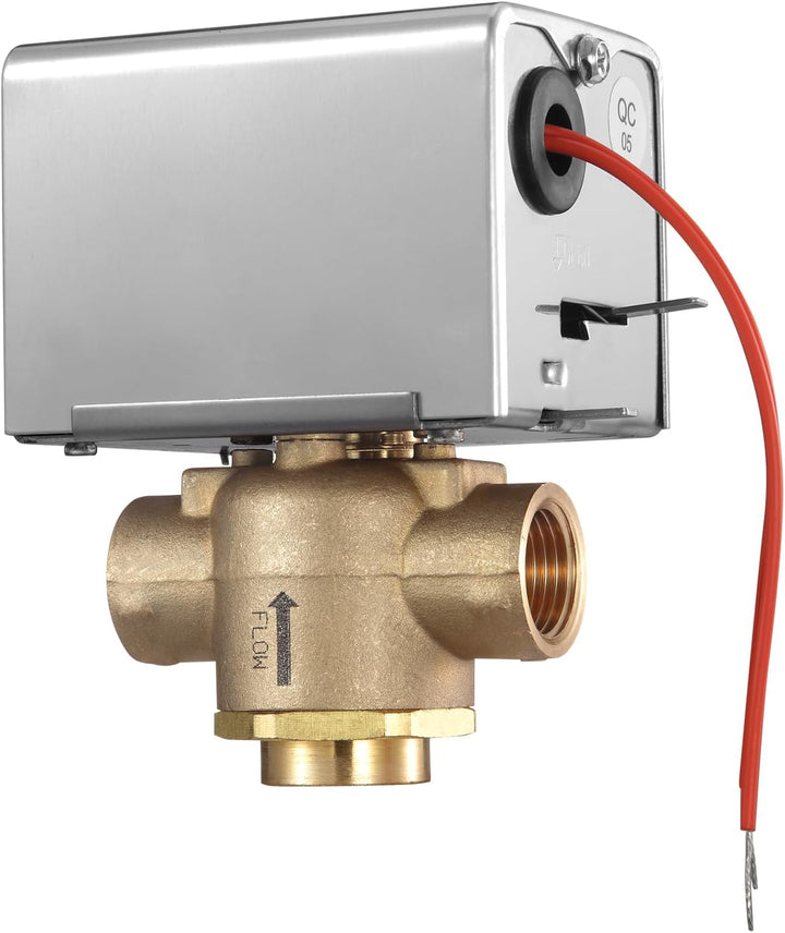 Zonenventil 3 Wege Ventil 1/2 Zoll Motorisiertes Ventil DN15 2 Drähte 220V Normalerweise Geschlossen