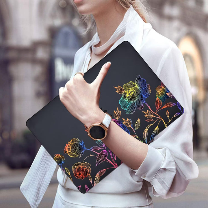 Fancity Hülle Kompatibel mit MacBook Air 13 Zoll 2020 2021 A2337 M1 A2179 A1932, Plastik Hartschale