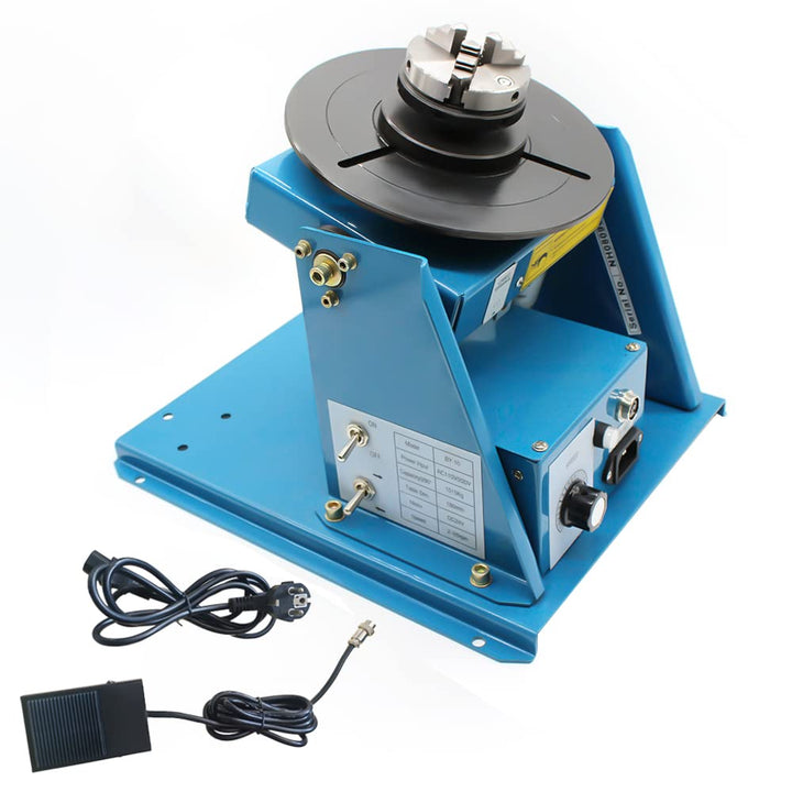 Schweissdrehtisch 2.5" 3 Jaw 0-90 º Kippbarer Tisch Drehtisch Manipulator Schweisspositionierer 10KG