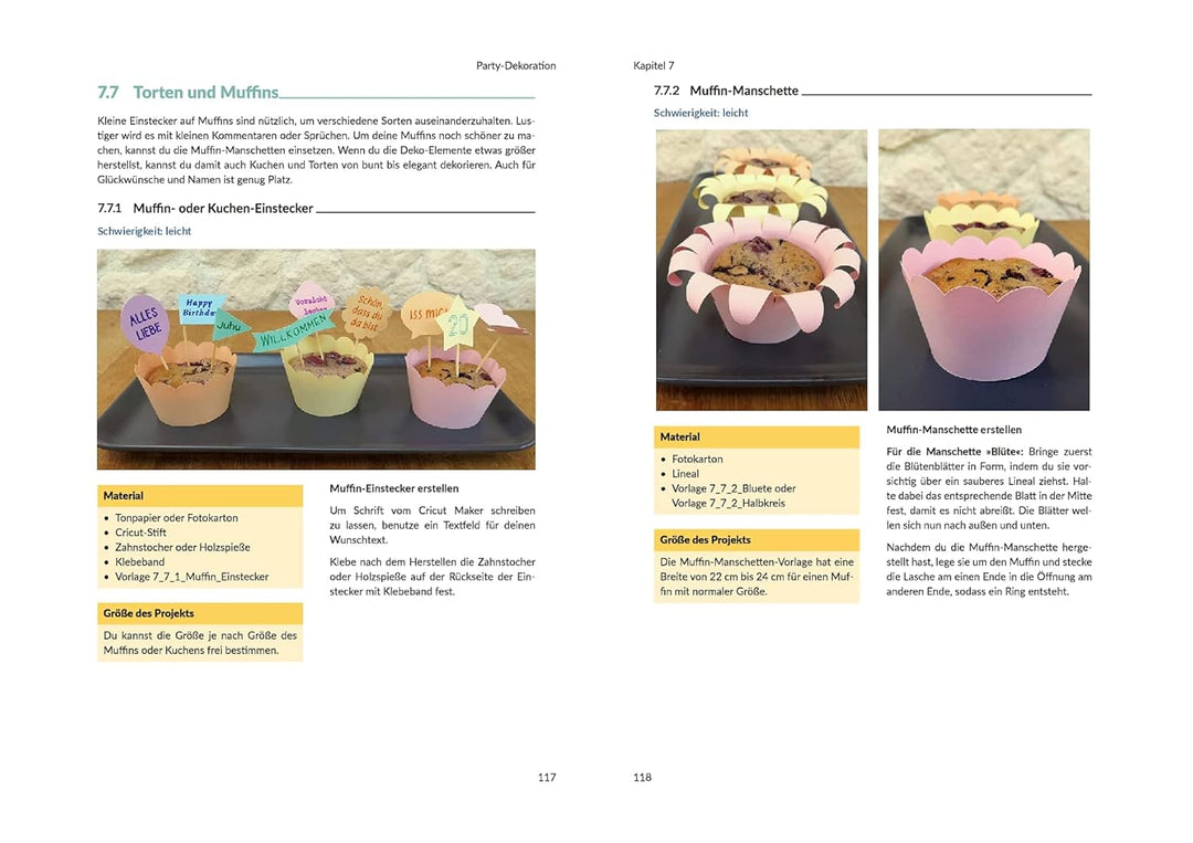 Plotten mit dem CRICUT MAKER: Das Praxisbuch - Über 60 kreative Projekte und Ideen (mitp Kreativ), P