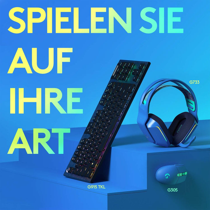 Logitech G305 LIGHTSPEED kabellose Gaming-Maus mit HERO 12K DPI Sensor, Wireless Verbindung, 6 progr