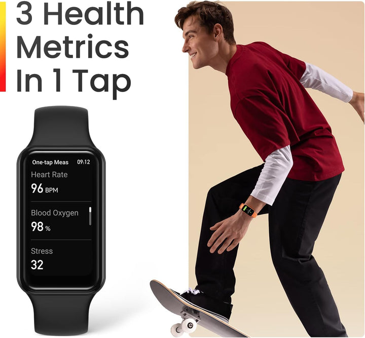 Amazfit Band 7 Aktivitätstracker Fitness Smartwatch mit Always-On-Display, bis zu 18 Tage Akkulaufze