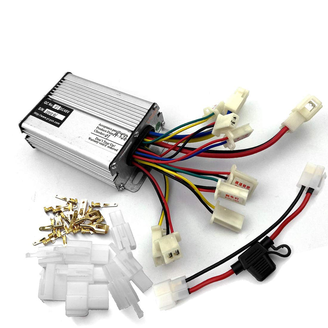 36V 48V 1000W Controller Für gebürsteten DC-Motorroller-Controller mit 30A-Schmelzschutzschalter (36