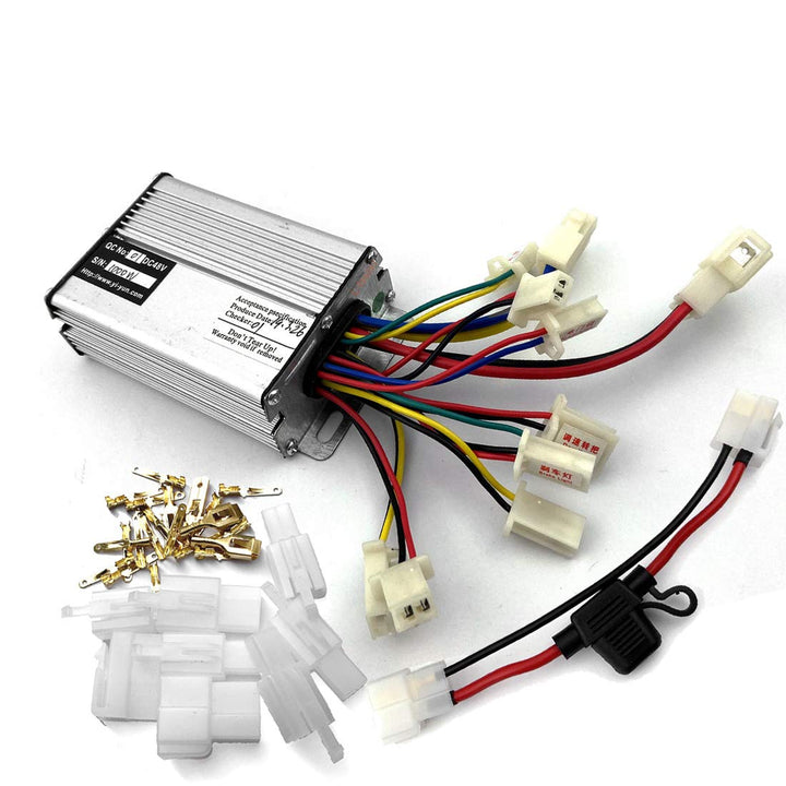 36V 48V 1000W Controller Für gebürsteten DC-Motorroller-Controller mit 30A-Schmelzschutzschalter (36