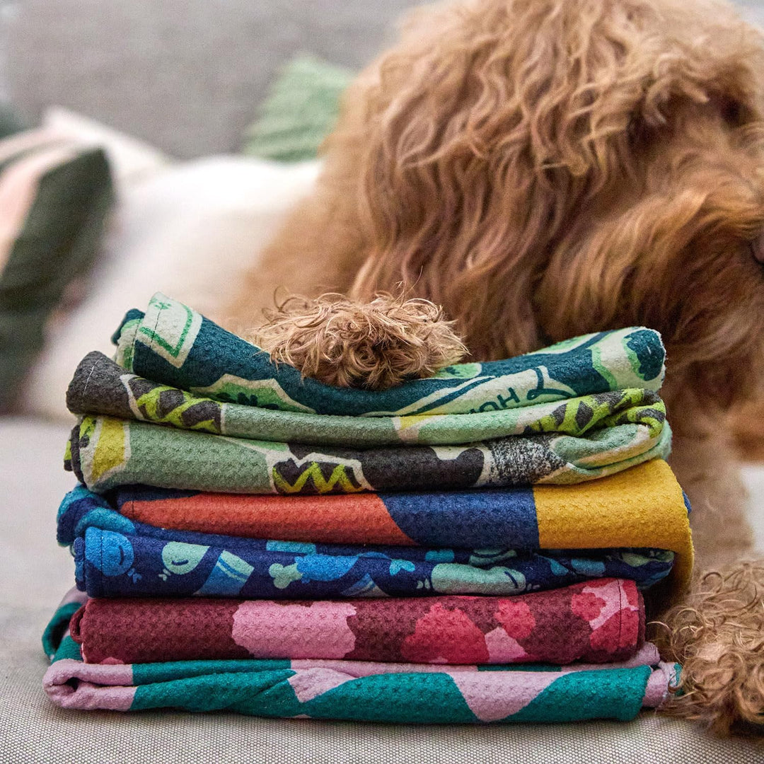 Dock &amp; Bay Hundehandtuch - Besonders saugfähig und schnell trocknendes Handtuch mit Tragetasche - 10
