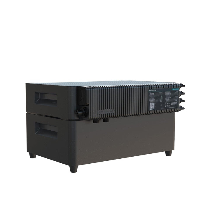 Marstek Venus D + 1 Erweiterungsakku (2,56 kWh) All-in-One Balkonkraftwerk mit Speicher, 4 MPPT für