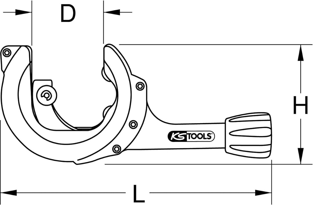KS 105 Tools 104.505 Ratschen-Rohrabschneider,