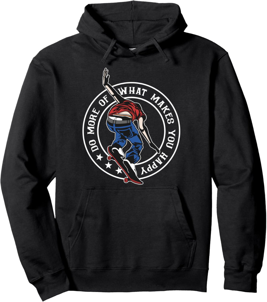Skater auf einem Skateboard-Zitat - Skate - Skateboarder Pullover Hoodie
