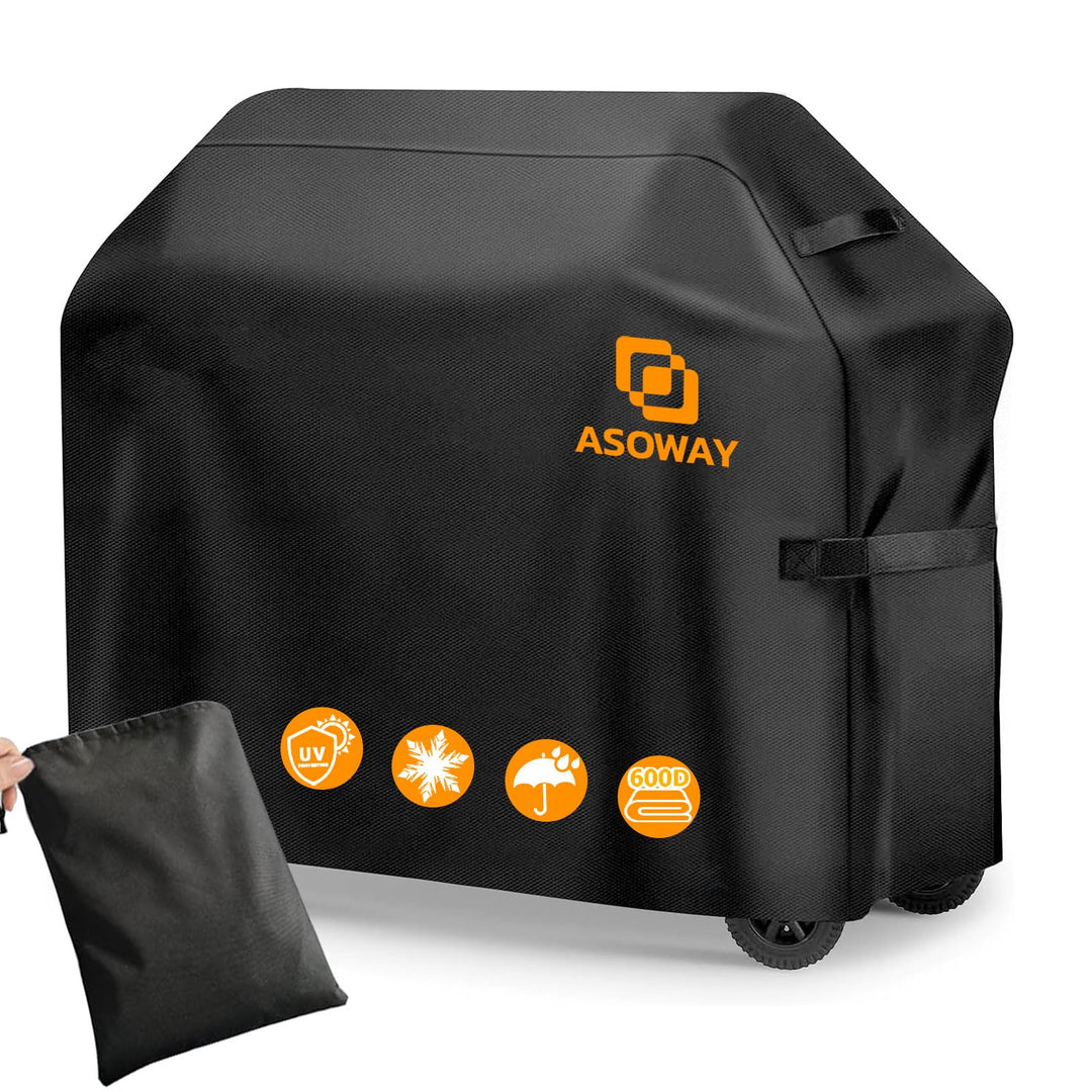 Grillabdeckung Wetterfest, Grill Abdeckung 600D Hochwertige Oxford Gewebe Reissfest für Weber, Ender