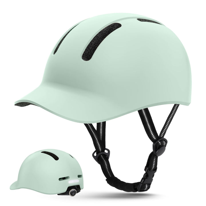 Shinmax Fahrradhelm für Damen und Herren, Einstellbarer Helm mit Visier & Sonnenschutz, Leicht & Bel