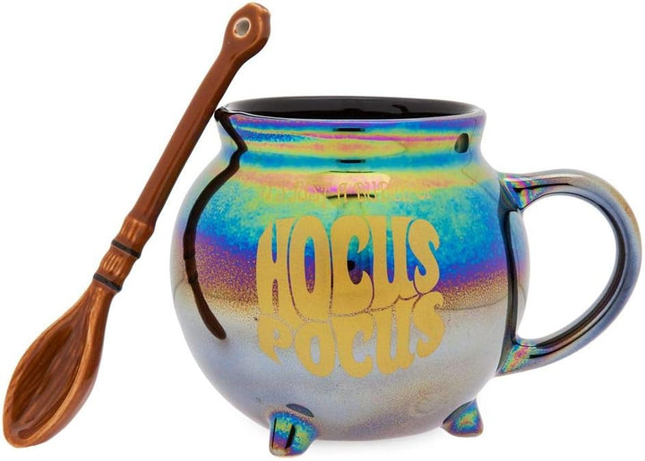 Hocus Pocus Disney-Tasse und Löffel-Set, schillerndes Kessel-Set