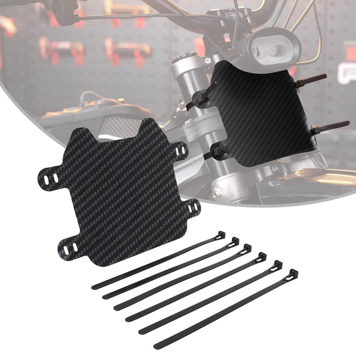 JFG RACING Kennzeichenhalter Sur Ron,Motorrad Nummernschild Kennzeichenrahmen Carbon Frontnummernsch