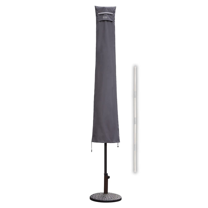 Sekey Sonnenschirm Schutzhülle mit Stab, Abdeckhauben für Ø 350cm / 200x300cm Gartenschirm mit Belüf