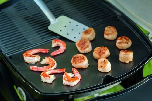 Weber - Stephen Products 6559 Natural Organic Porc CI Grillpfanne, Schwarz 34.3 x 1.9 x 45.7 cm Sing