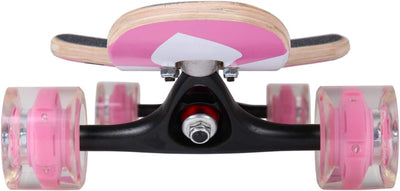 FunTomia Longboard mit 3 Flex Stufen Drop Through Cruiser Komplettboard Mach1 Speed Kugellager T-Too