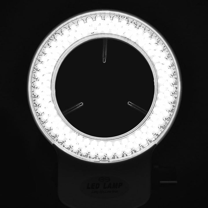 Mikroskop Kamera 144 LED Perlen Lichtquelle Helligkeit einstellbar Ringlampe(#01)