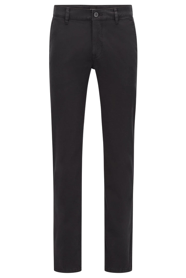 BOSS Herren Schino-Slim D Slim-Fit Hose aus elastischem Baumwoll-Satin 34 Black001, 34 Black001