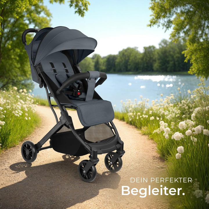 tectake® Buggy Kinderwagen von 0 bis 3 Jahre, Wagen für Baby Erstausstattung Neugeborene und Kinderb