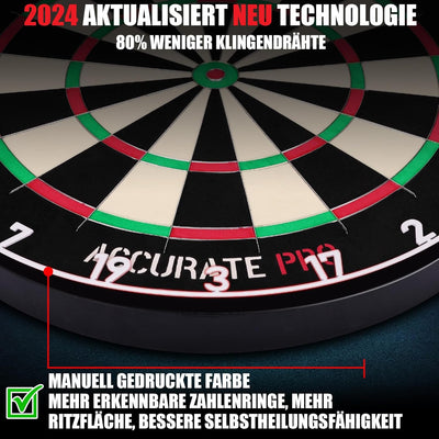 Seydrey Dartscheibe Kork Dartscheibe mit Pfeilen Offizielles Steeldartscheibe Dartscheibe Steeldart