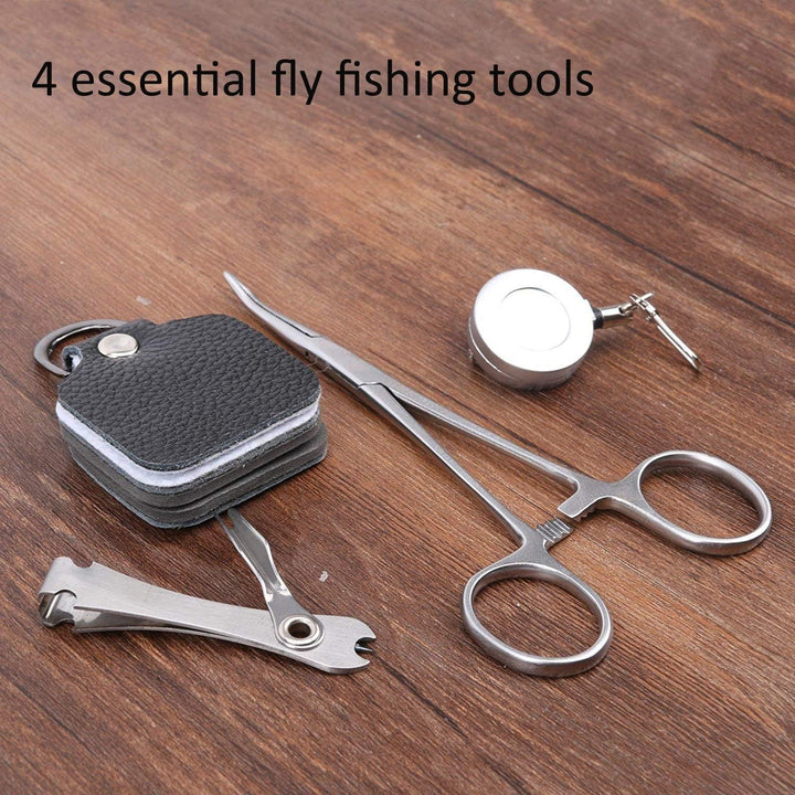 MAXIMUMCATCH Fliegenfischen Zubehör Kombi Schnur knipser/Retractor/Hanken-Lösezange /Vorfachstrecker