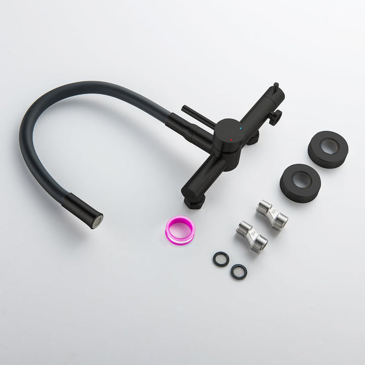 Wandarmatur Küche mit 3/4 Zoll Anschluss für Geschirrspüler/Waschmaschine, Küchenarmatur Wandmontage