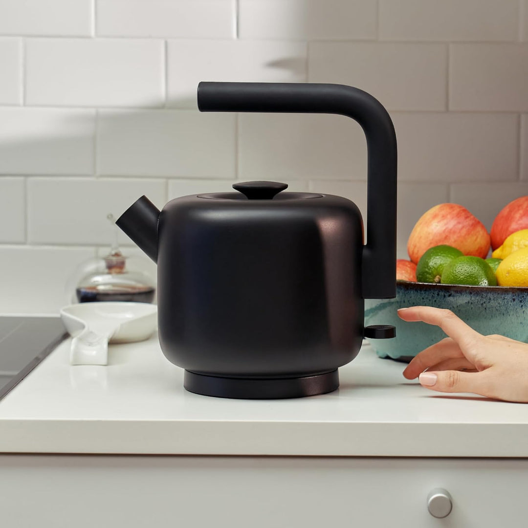 Fellow Clyde Electric Kettle - Modernes Fassungsvermögen Twist On Stovetop Design, Allzweck, Edelsta