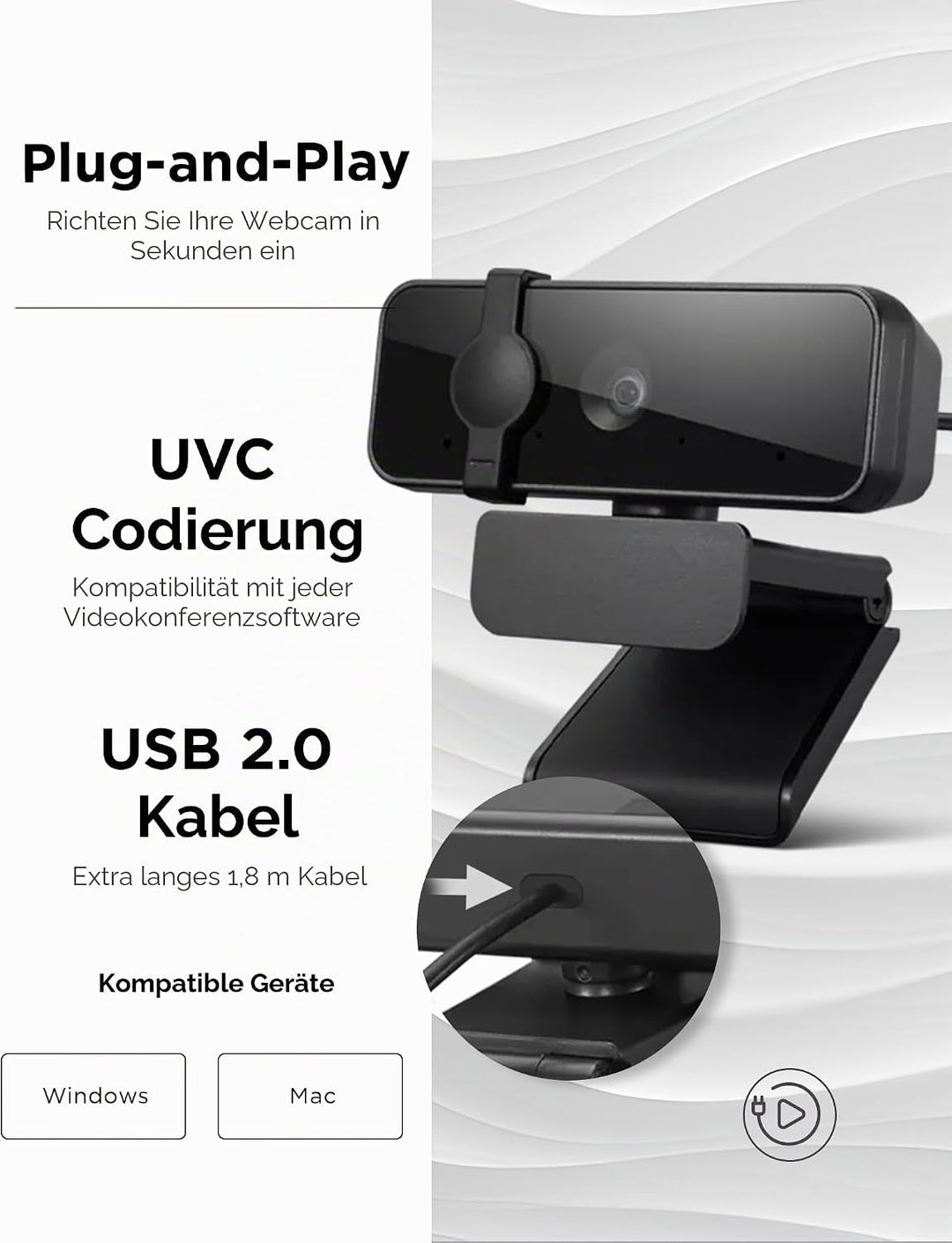 Lenovo Kamera - Essential FHD Webcam