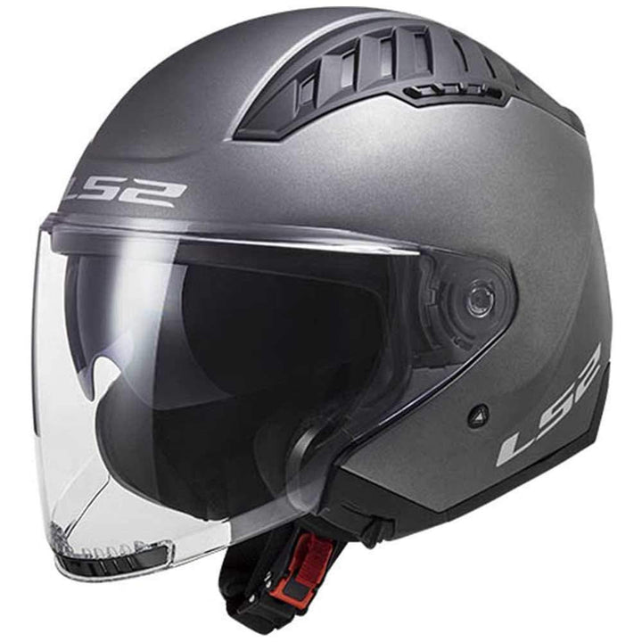 LS2, motohelm jet Copter Titan mat, XS XS Titanium, XS Titanium