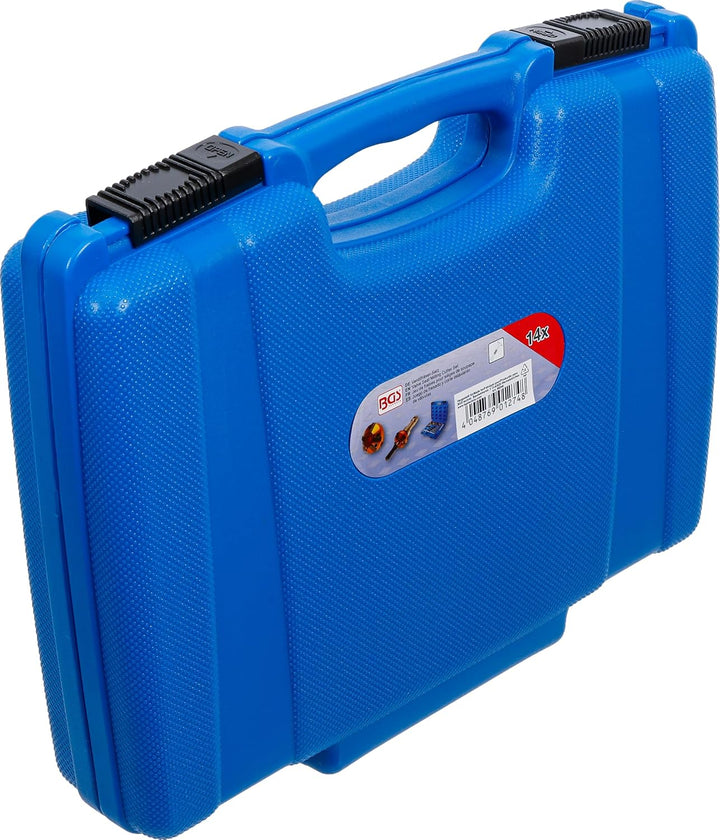 BGS 68346 | Ventilfräser-Satz | 14-tlg. | 30° / 45° / 60° inkl. T-Griff | Ventilsitzbearbeitung
