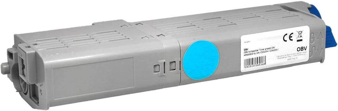 OBV 4X kompatibler Toner als Ersatz für Oki 46490608 46490607 46490605 46490606 für Oki c532 C532DN