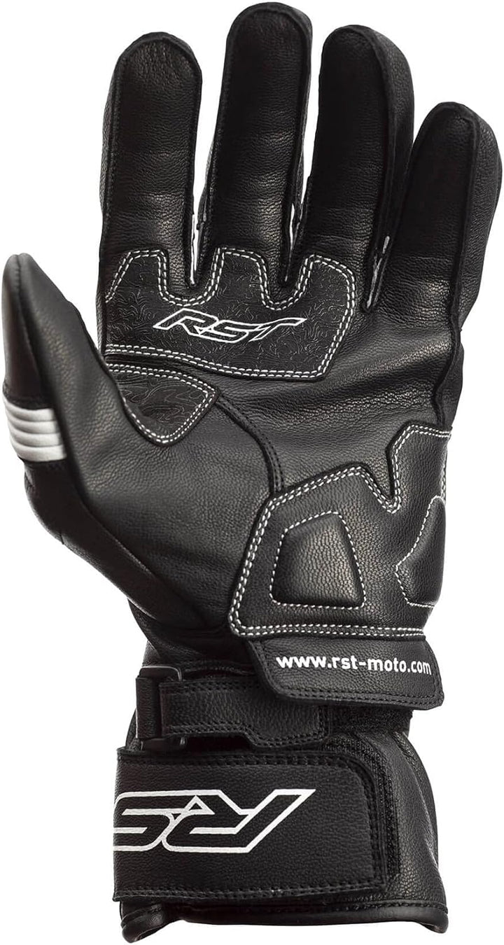 RST Pilot Motorradhandschuhe (Black/White,2XL)