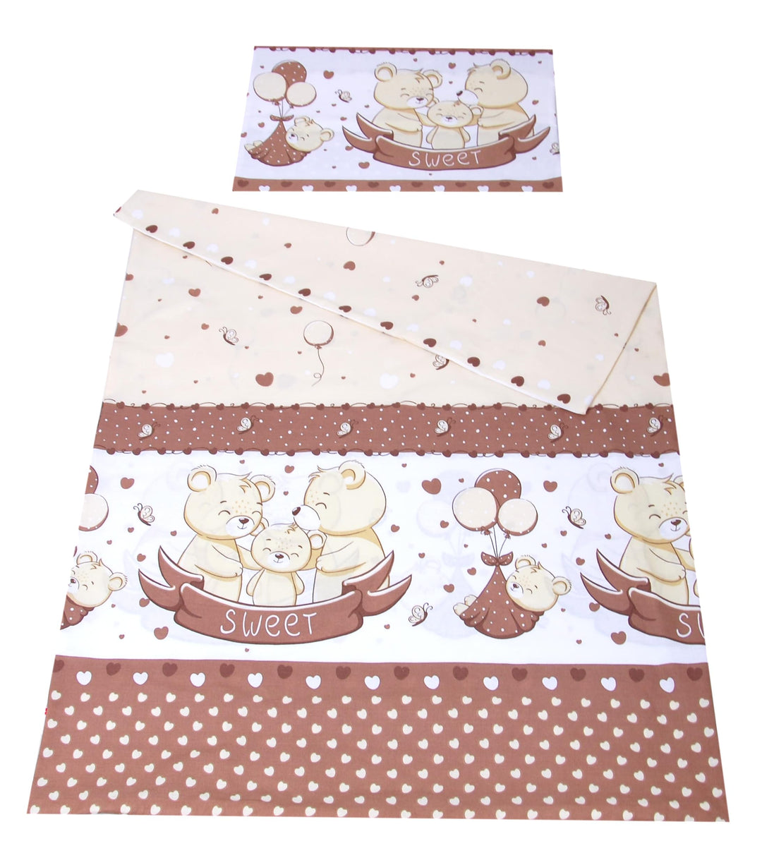 Babylux Bettwäsche Bezug 2 TLG. 100 x 135 cm / 90 x 120 cm Kinderbettwäsche Bettwäsche Kind Bettset