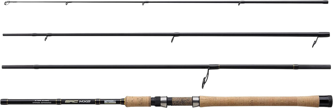 BERKLEY Mitchell Epic MX2 Vairon Spinnrute, ideal für Rundumdrehen, schnelle Aktion, kleine Transpor