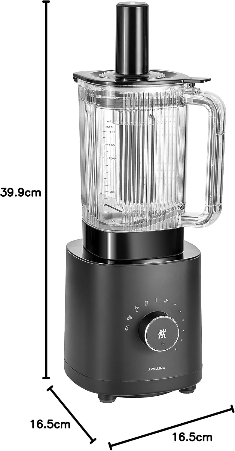 ZWILLING ENFINIGY Standmixer Universal 1.4 Liter, Mixer mit Edelstahl-Kreuzklinge & 1200-Watt-Hochle