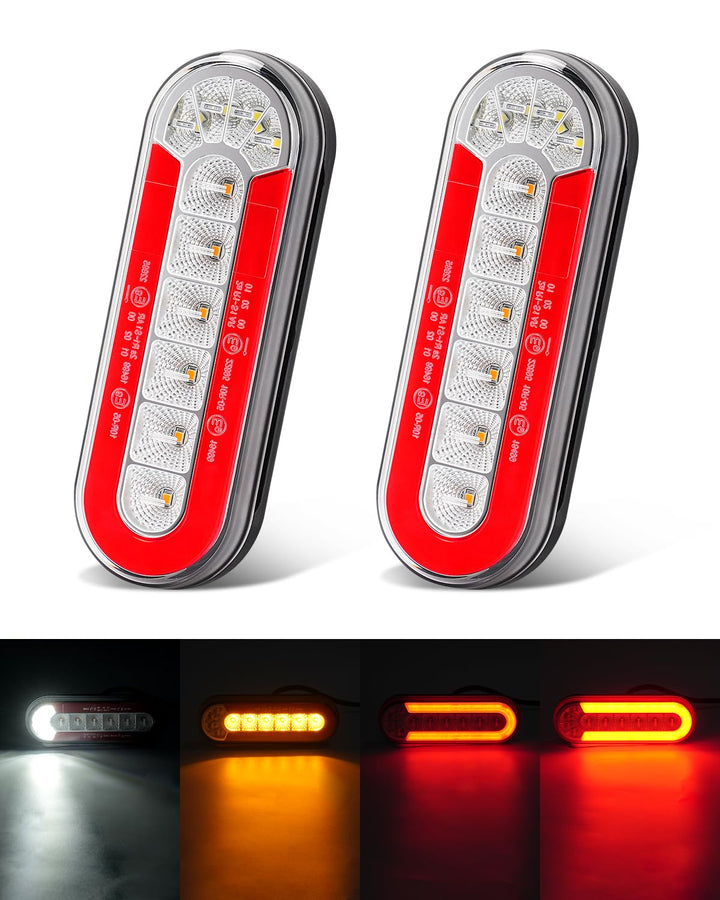 SUPAREE LED Rückleuchten Anhänger 12v LED Anhänger Rückleuchten set Anhänger LED Beleuchtung set 12-