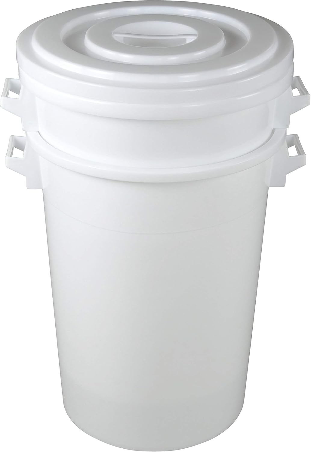 50 Liter Eimer mit Deckel Universaltonne lebensmittelecht Kübel Wassertonne Futtertonne Behälter Vor