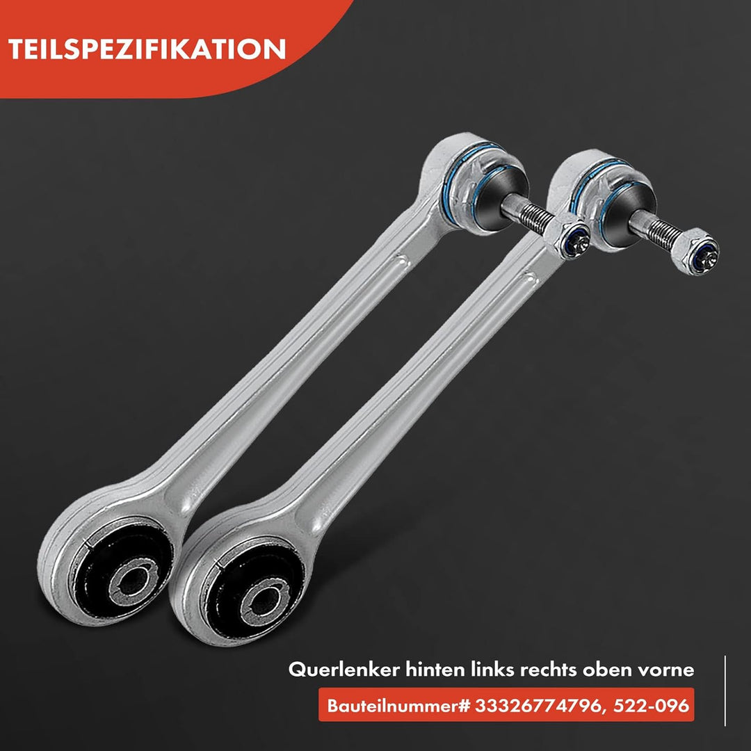 2x Querlenker Radaufhängung Traggelenk Hinten Links Rechts Oben für X5 E53 2000-2006 33321095414