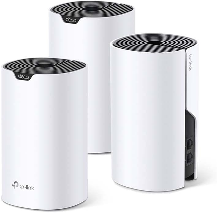 TP-Link WLAN-Mesh AC1200 Deco S4 (3er-Pack) für das ganze Haus, WLAN-Abdeckung 370 m², Ersatz für WL