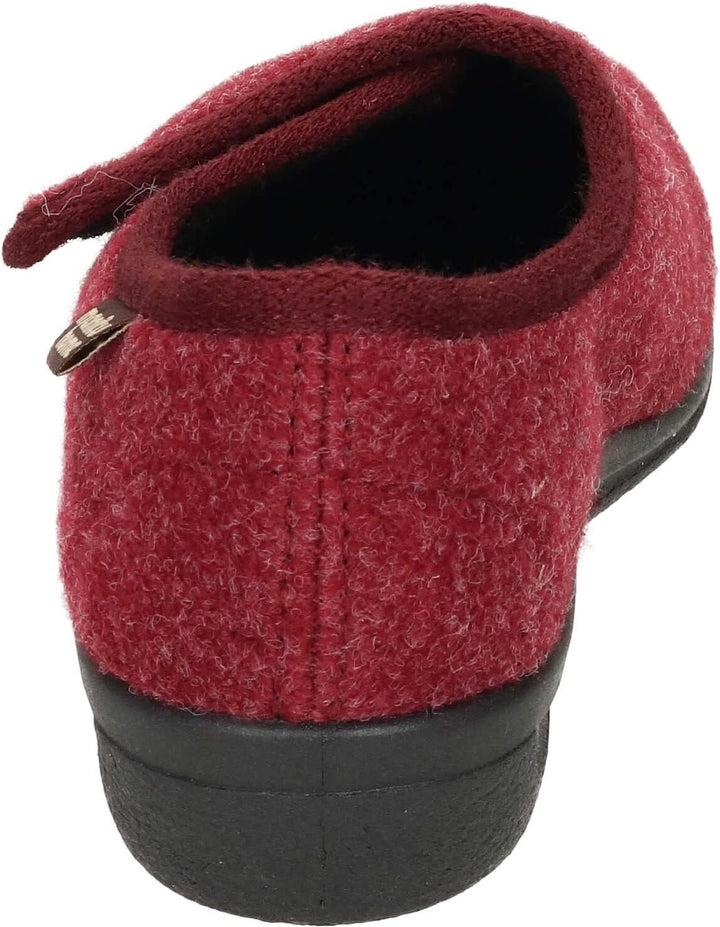 Manitu Damen Home Hausschuh 38 EU Rot, 38 EU Rot