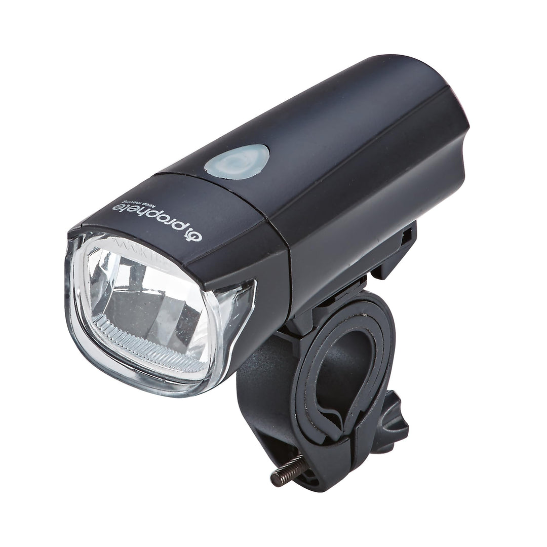 Prophete LED-Scheinwerfer Fahrradlicht 30 Lux, Umschaltbar auf 15 Lux, LED-Frontlicht mit Batteriein