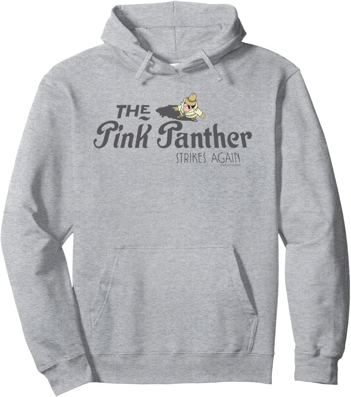 Pink Panther Strikes Again Detective Clouseau Logo Pullover Hoodie