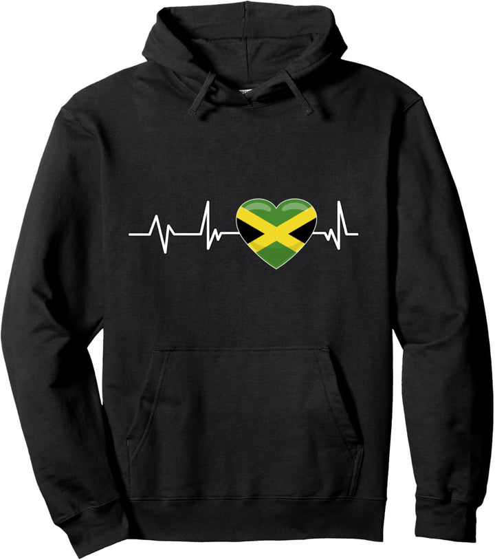 Jamaika Herzschlag Reise Geschenk Jamaika Pullover Hoodie