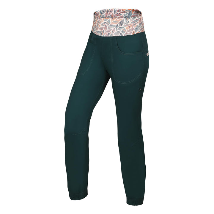 Ocun Damen Sansa Hose Kletterhsoe Boulderhose L Grün Dunkelblaugrün, L Grün Dunkelblaugrün