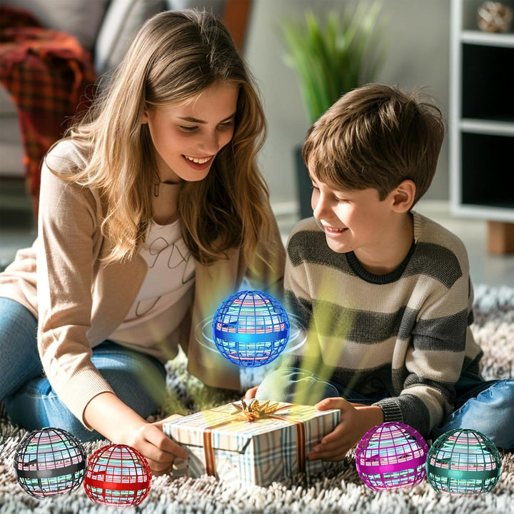 2025 Fliegender Ball Hover Ball, Fliegende Kugel mit Galaxy Boomerang Effekt - Magic Floating Orb Sp