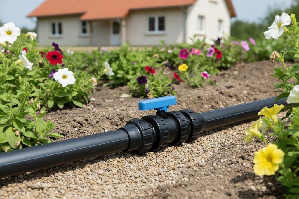 Suinga - VENTIL PVC 40MM ANSCHLUSS POLYETHYLEN. Absperrventil zum Verbinden von zwei landwirtschaftl