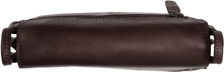 The Chesterfield Brand Wax Pull Up Jersey Schultertasche Leder 25 cm
